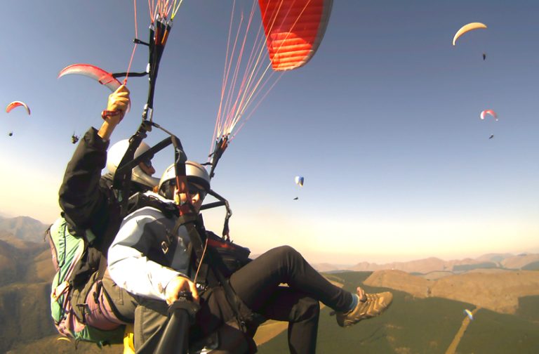 Paragliding in Bir Billing, Himalayas India