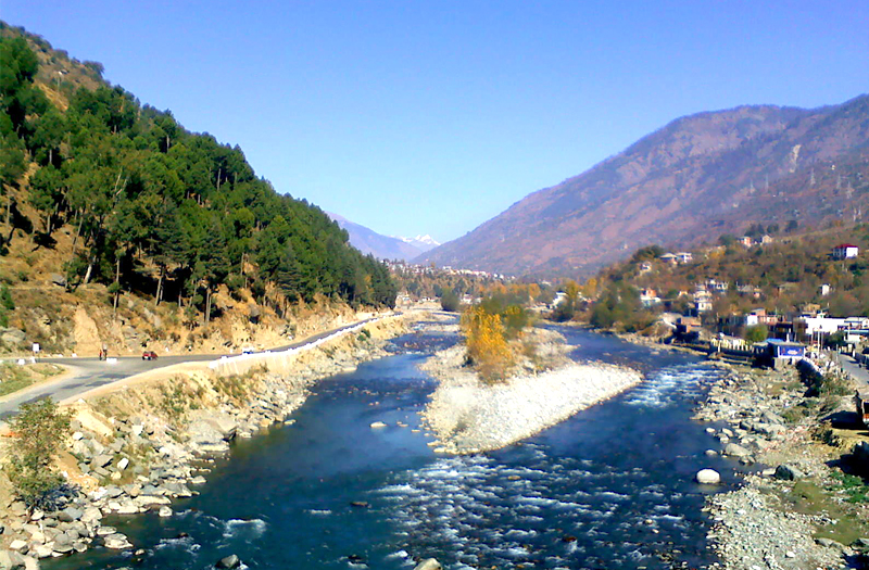 Solang Valley River Manali Himachal Pradesh