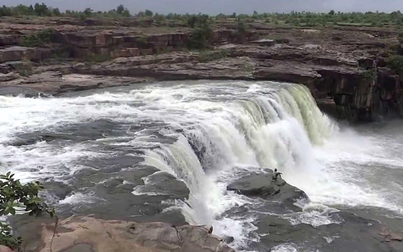 waterfall in gwalior india