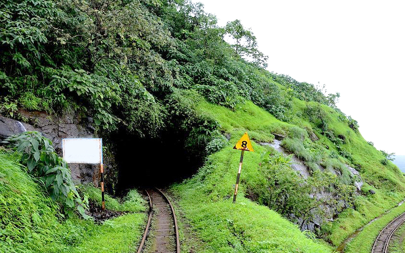 green rail route in kohlapur india