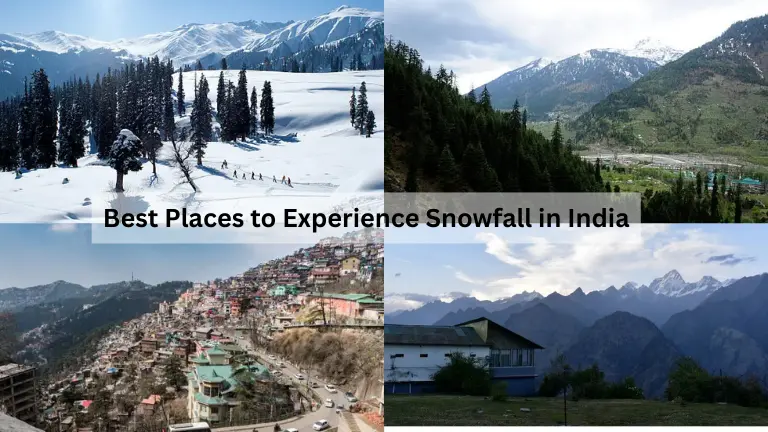Best Places to Experience Snowfall in India Best Places to Experience Snowfall in India