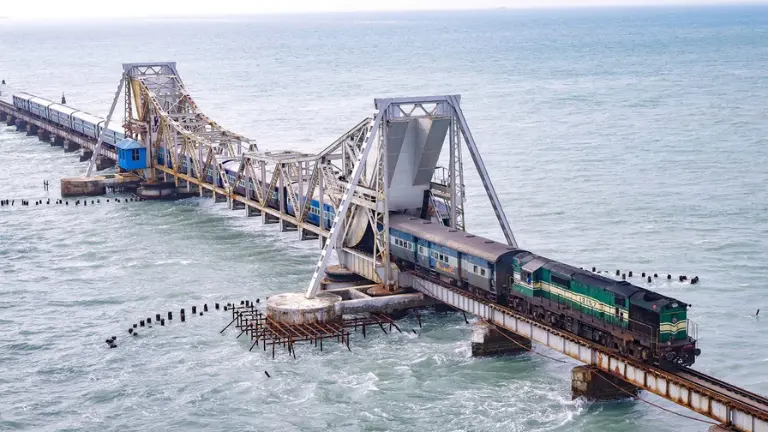 Mandapam to Rameswaram (Pamban Bridge)