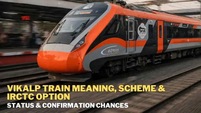 Vikalp Train & IRCTC Option Status & Confirmation Chances