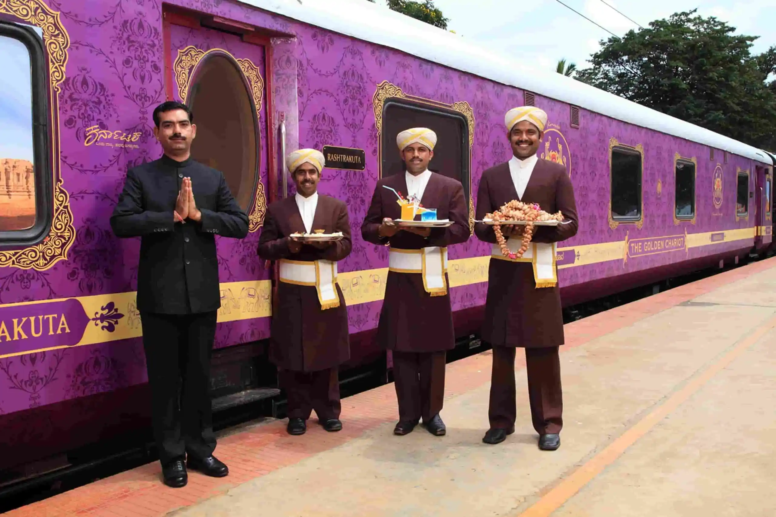 Golden Chariot Welcome staff